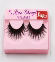 3D Handgjorda tjockt falskt ögonfrans Bao Cheryl Strip Supernatural Lashes Long Life Life Fake Faux Eyes Makeup Beauty Tool1694254