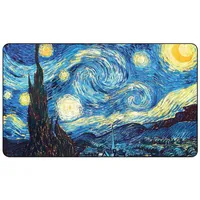 Magic Board Game Playmatvan Gogh's Starry Night 1889 2 60 35cm Table Mat Mousepad Play Mat2777