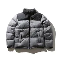 FACCC Mens Down Jackets Men Jacket de invierno Mantenga la chaqueta de moda de los abrigos de parkas c￡lidos con el logotipo de la marca S-4XL