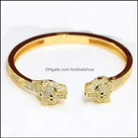 Bracelets Jewelry Customization Highest Counter Quality Advanced Bangle Brand Designer 18K Gilded Fashion Panthere Series Clash Tr219v