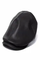 Wholemens ivy cap faux cuir bunnet newnet beret chauve gatsby plate golf hat279o3943848