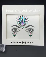 3D Crystal Glitter Jewels Tattoo Sticker Mujeres Fashion Fashing Body Gems Gypsy Festival Fiesta de adornos MAQUILLO PEQUETAS DE BELLEZA D8504539