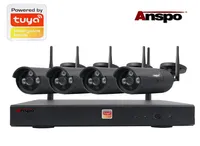 4CH TUYA APP Wireless IP Camera 4CH Wifi NVR Kit Wireless wifi ip camera nvr kit Home security7773714