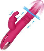 Massager di giocattoli per sex bombex Bombad in rilievo vibratore di coniglio William 9,8 "Spot triplo G con stimolatore clitoride indipendente 10 motivi