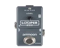 Ammoon AP09 Pedal de guitarra Looper Efecto de guitarra eléctrica Pedal Verdadero Overdubs ilimitados 10 minutos Grabación2014267