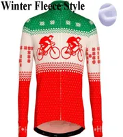 2022 Ugly Christmas Winter Cycling Jersey Thermal Fleece Bike Clothing MTB Jersey Long Ropa Ciclismo Invierno Hombre Maillot1884312