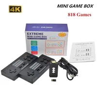 HD 4k 818 Retro Mini Video Game Console 628 821660 Classic Games With 2 Dual Portable USB Wireless Controller Output Dual Player4938920