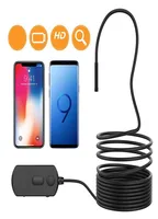 Caméra d'inspection d'endoscope de câble de 35 m avec un iPhone léger Android WiFi Cam Snake for Pipe Drain Mécanique USB Fibre optique E7282478