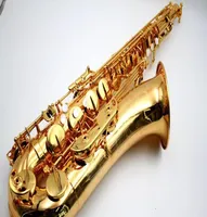Ny anpassad Mark VI Saxofon H￶gkvalitativ tenorsaxofon 95 Kopieringsinstrument M￤ssing Lacked Gold Saxophone With Mouthpiece3801168