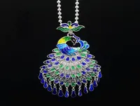 الجنيه الاسترليني المجوهرات Cloisonne Peacock قلادة صينية فينيكس قلادة المجوهر