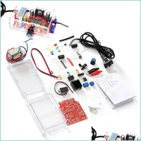 LED Modüller Ayarlanabilir DC Güçlü Besleme DIY Elektronik Kit Seti 220V/110V - DC1.2512V Voltmetre Lehimleme Eğitim Aksesuar Modları DHCNB
