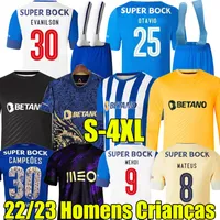 FC Porto 2020 PEPE ALEX TELLES camisetas de fútbol TAREMI Marega BRAHIMI SHOYA DANILO Retro 2001 camiseta de fútbol OTAVIO Hombres Kit para niños uniforme Camisetas de Fútbol