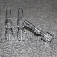 Hookahs Three Stacks Diamond Knot Quartz Banger Nail New Style with Clear Joint for Glass Water Bongs Dab Rigs Pipes