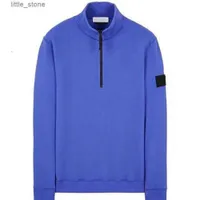 Topstoney Brand Hoodies Stone Half Zip Stand Collar Solid Color Armband Functional Pullover Island Pools Size M-2xl2mcl