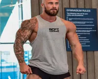Muscleguys Cotton Gym Tank Tops Men Sleeveless Tanktops For Boys Bodybuilding Clothing Undershirt Fitness Stringer Vest3371004