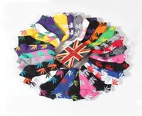 45色の男性用コットンソックススケートボードHiphop Sock Womens Plantlife Sport Socks Maple Leaf Ankle Socks Unisex Streetwear 3994691