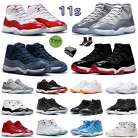Women Mens 11s Cherry Basketball Shoes 11 Jumpman Midnight Navy Cool Grey Concord Sneakers Bred Miamis Dolphins Animal Instinct Trainers