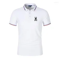 Micro Standard Ghost Stampa di coniglio Shirt maschile Summer Cotton T-shirt con manica corta manica corta