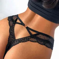 NXY Sexy Set Braces de Encaje Transparentes para mujer ropa wnętrze cintura baja tanga calado sin costuras lencera 12112638