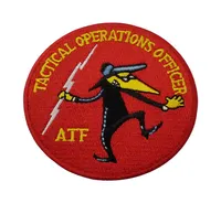 Tactical Operations Officer Aff politie -borduurpatje voor kleding jeans tas decoratie ijzer op patch 2922605