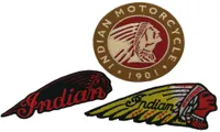 3pcsset 1901 INDIAN MOTORCYCLE Biker Club MC Front Jacket Vest Patch Detailed Embroidery 2370734