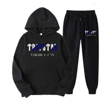 Chándal para hombres Trapstar Sets para hombres con capucha sueltos Sweis Sweet Sweets Sweet Sede Soodie Sportswear Jogging Clothing 2 piezas