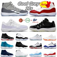 AIR OG Cherry Cool Grey Mens Jumpman 11 11s Basketball Shoes Bred Jubilee Midnight Navy Sneakers 72-10 Legend Blue Concord Pure Violet Sports