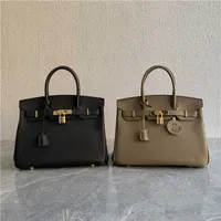 Designer Birkins Handbag Herme Cowhide~customer's Repentance for Running a Single Classic Fashion Temperament Versatile 30 Inch Bag
