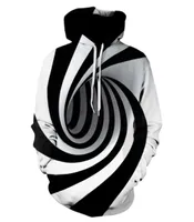 MEN039S Hoodies Sweatshirts Punk Hip Hop Başlık Arts 3D Sweatshirt Kadın Saklama Dış Giyim Gevşek Üstler Vorteks Giysileri9037019
