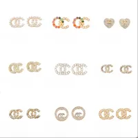 Diseñadores de joyas de moda Pendientes de lujo ORECCHINI Capas plateadas para mujer Sils tienen aretes de moda Orrous Pequeños Pendientes de diseñador de cartas de oro