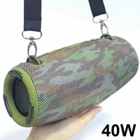 Portable Speakers High Power 40W Wireless Bluetooth Speakers Waterproof Portable Column Super Bass Stereo Soundbox For Comuter PC With FM Radio BT T221213