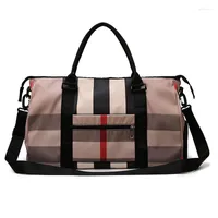 Duffel Bags 2023 Yoga Gym Bag For Women Design Brand Travel Nylon Airport Large Capacity Clothes Holiday Weekend Handbag Sac