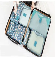 Travel bag 7 sets of luggage packing finishing bag shoes underwear makeup bags1330928