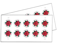 Другие ювелирные изделия устанавливают глобальные листы Pounssettia 2 из 10 международных почтовых марков первого класса США по почте праздничные праздничные цветы 20 D Ams4a