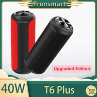 Haut-parleurs portables Tronsmart T6 Plus édition améliorée Bluetooth 5.0 haut-parleur 40W Conférencier portable Colonne IPX6 avec NFC USB Flash Drive T221213