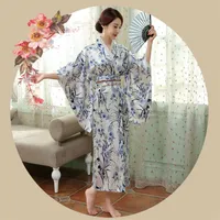Traditionele Japanse kimono vrouwen met lange mouwen jurk Japanse oude kleding anime feest cosplay Asia Pacific Islands Clothing315U