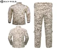Мужская армейская военная форма тактического костюма ACU боевые рубашка для рубашки набор брюки с камуфляжным миларным солдатом. 12 Цвет 201165917754