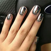 Vrouwen spiegelen poedereffect chroom nagels pigment gel polish diy paznokcie ongles materielholografische nagel glitter 2019 nieuw #7254m