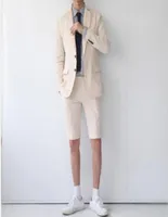 Tpsaade Men Suit مع سروال قصير Men039S Tuxedo Men Suits 2019 Custom Made 2 Pitch Man Suit Slim Fit Traje Hombre9341465