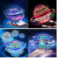 Electric Rc Aircraft Crystal Magic Ball Flash Fly Butterfly Cap Flying Orb Toy Byuqdf Hover Hand Controlled Spinner Mini Drone With Amhr6