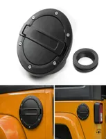 Zakończ zbiornika paliwa czarnego samochodu do Jeep Wrangler JK 20072017 Auto zewnętrzne akcesoria 5346656