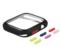 Para Apple Watch iWatch Series 6 5 4 3 2 1 SE Slim Soft Tpu Case de vidrio templado Protector Protector Protect Cover Skin9410424