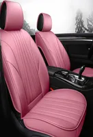 2020 Bilstolskydd Universal Fit Most Nonslip Car Covers Breattable Seat Protector Interior Luxury Automobiles Seat Cover Pink2052983