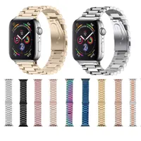 Cinta de metal de banda inteligente para a s￩rie Apple Watch Ultra 8 7 6 SE 5 4 3 Acess￳rios Iwatch Pulseira de a￧o inoxid￡vel pulseira 38 40 41 42 45 49mm Watchband