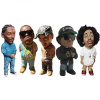 Interieurdecoraties rapper 2pac figuur hars beelden hiphop zanger tupac figurine sculptuur auto ornamenten t221215