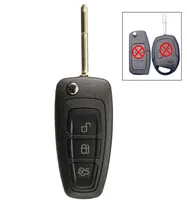 3 кнопки Car Flip Remite Chey FoB с Chip 4D60 для Ford Focus MK1 Mondeo TransitConnect 433MHZ6159893