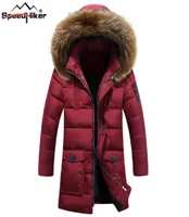 Hızlı yürüyüşçü kış ceket erkekler kalınlaşan orta parklar sıcak pamuklu kapüşonlu kapüşonlu ceket ceket jaqueta masculina m3xl2634051