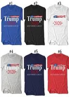 Homens Mulheres camiseta Donald Trump 2020 Mantenha a Am￩rica ￓtimas letras impressas ONECK SLAVE CURSO CORRETO DE ELEￇￃO CASUAL DE CASual 6917068
