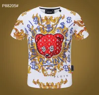 Plein Bear T Shirt Mens Designer Tshirts Ropa de marca Rhinestone Skull Men camisetas cl￡sicas de alta calidad Hip Hop Streetwear TS4748320
