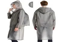 Long capa de chuva eva espessa de roupas de chuva Universal Poncho ￠ prova d'￡gua Tour Capeled Capeled Coat Inclui School Sager Position4584834